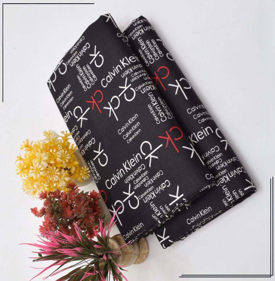 2 Pcs Women's Unstitched Printed Suit