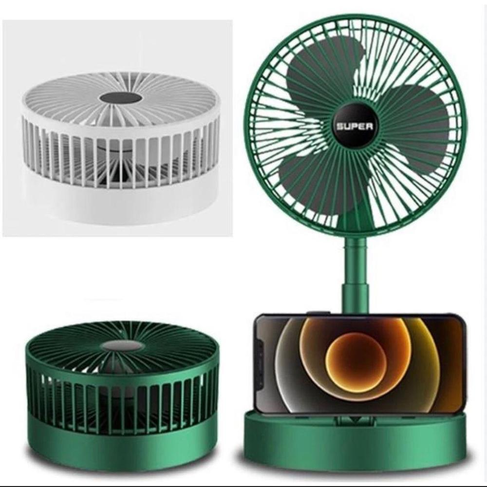Green Desk Fan - 1 Pc - 0.5W Energy Efficient Cooling Solution