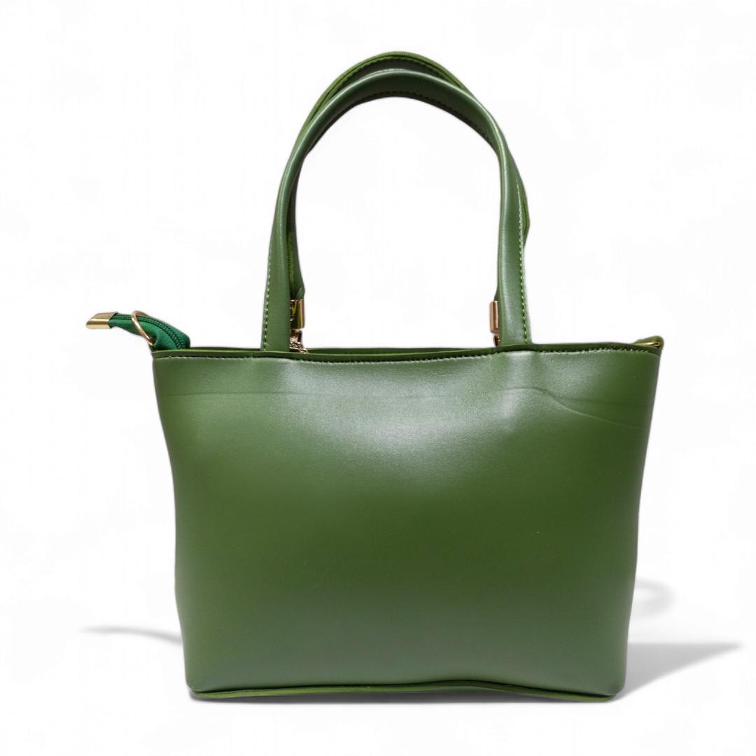 Women's PU Leather Plain Shoulder Bag