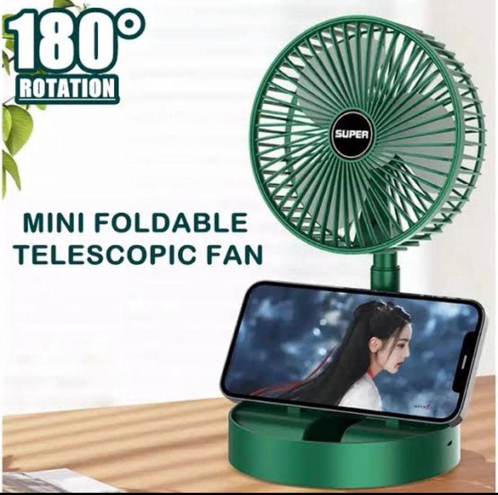 Green Desk Fan - 1 Pc - 0.5W Energy Efficient Cooling Solution