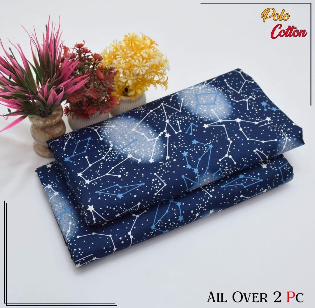 2 Pcs Women's Unstitched Printed Suit