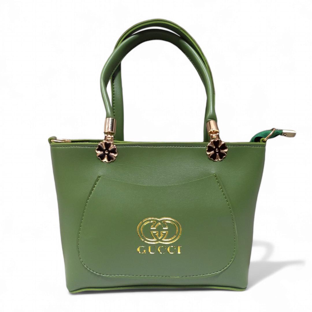 Women's PU Leather Plain Shoulder Bag